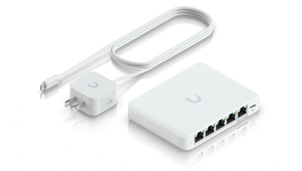 Ubiquiti UniFi Flex Mini 2.5G Managed 2.5G Ethernet (100/1000/2500) Power over Ethernet (PoE) Desktop Wit - Afbeelding 6
