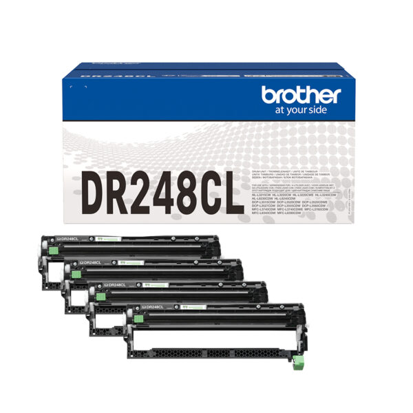 Brother DR-248CL printer drum Origineel 4 stuk(s) Multipack - Afbeelding 3