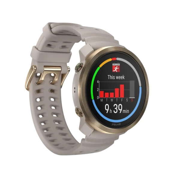 Polar Vantage M 3 Vantage M3 3,25 cm (1.28") AMOLED Digitaal 416 x 416 Pixels Touchscreen Goud GPS - Afbeelding 3