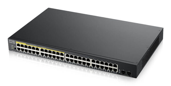 Zyxel GS1900-48HPv2 Managed L2 Gigabit Ethernet (10/100/1000) Power over Ethernet (PoE) Zwart - Afbeelding 3