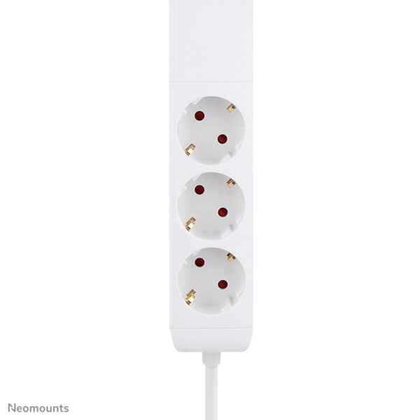 Neomounts DS22-840WH6 Bureaucontactdoos met klem en USB-C en USB-A poorten - snelladen - Afbeelding 9