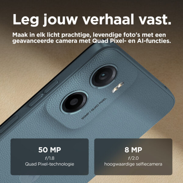 Motorola moto g05 16,9 cm (6.67") Dual SIM Android 15 4G USB Type-C 4 GB 64 GB 5200 mAh Groen - Afbeelding 7