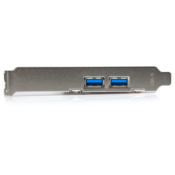 StarTech.com 4-poorts PCI Express USB 3.0 kaart 2 extern, 2 intern SATA-voeding - Afbeelding 3