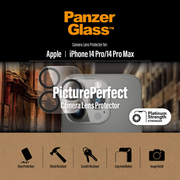 Panzerglass Gehard Glas Camera Protector Apple iPhone 14 Pro/14 Pro Max - Afbeelding 4