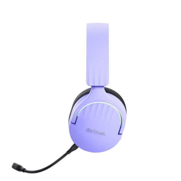 Trust GXT 491P FAYZO Headset Bedraad en draadloos Hoofdband Gamen USB Type-A Bluetooth Zwart, Paars - Afbeelding 5