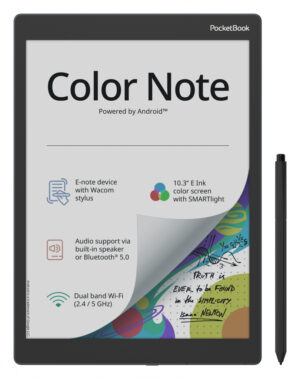 PocketBook Color Note e-book reader Touchscreen 32 GB Wifi Zwart, Blauw