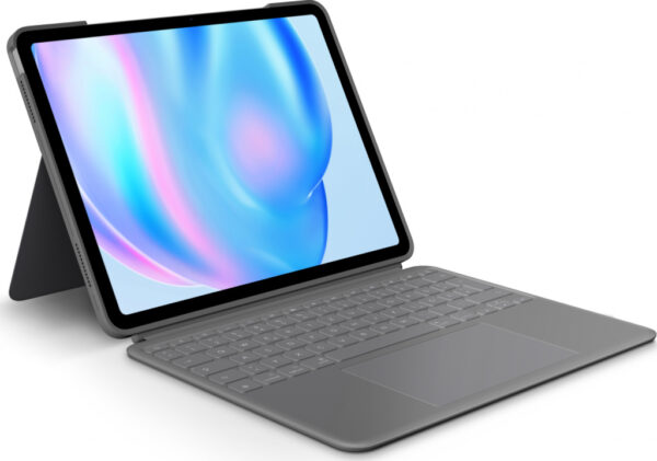Logitech Combo Touch QWERTZ Duits Smart Connector Grijs