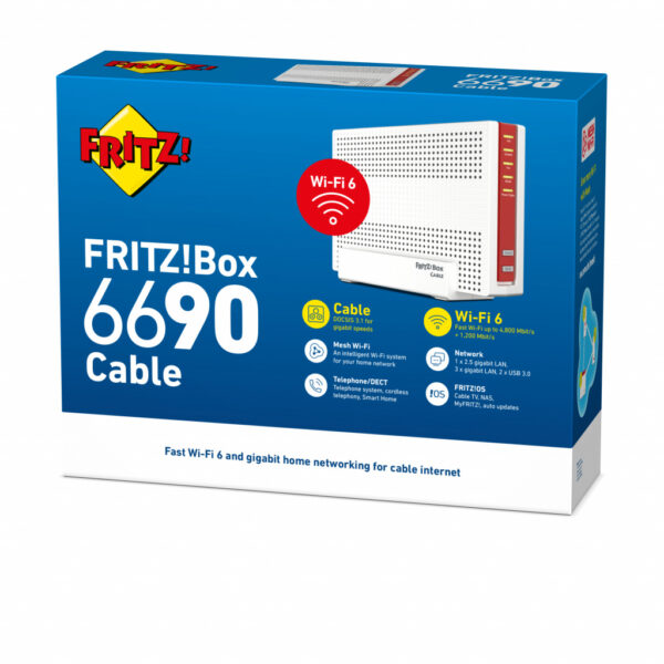 FRITZ!Box 6690 Cable Retail International - Afbeelding 6
