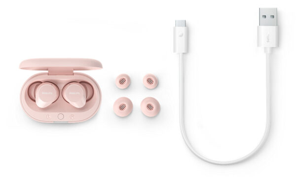 Philips TAT1209PK/00 hoofdtelefoon/headset True Wireless Stereo (TWS) In-ear Oproepen/muziek Bluetooth Roze - Afbeelding 7