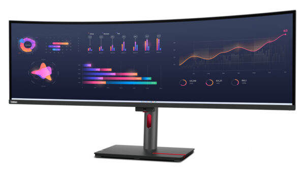 Lenovo ThinkVision P49w-30 LED display 124,5 cm (49") 5120 x 1440 Pixels DQHD Zwart - Afbeelding 3