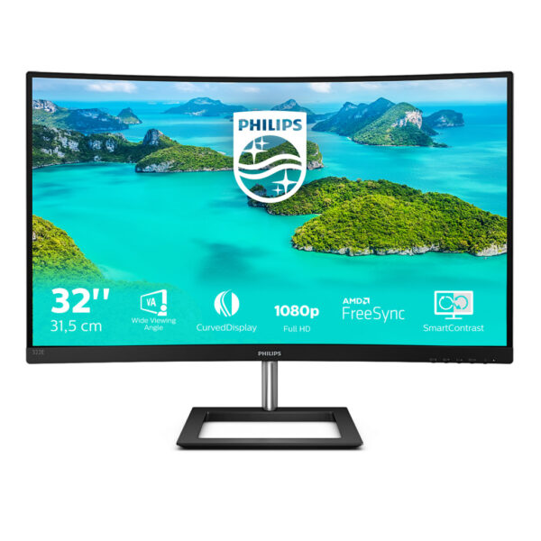 Philips E Line 322E1C/00 LED display 80 cm (31.5") 1920 x 1080 Pixels Full HD LCD Zwart - Afbeelding 6