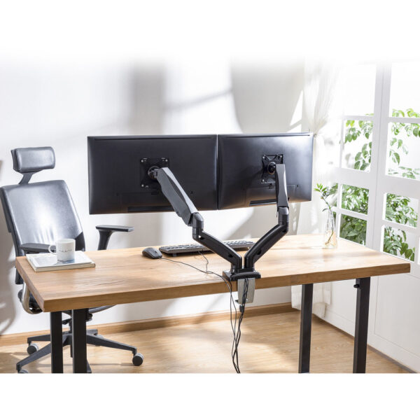 ACT Monitorarm 32" office met gasveer, 2 schermen - Afbeelding 5