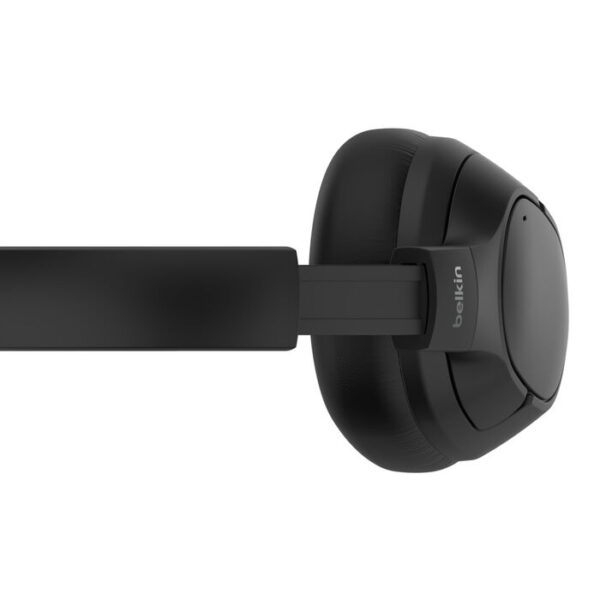 Belkin AUD008HQBK hoofdtelefoon/headset Hoofdtelefoons Draadloos Hoofdband Oproepen/muziek USB Type-C Bluetooth Zwart - Afbeelding 5