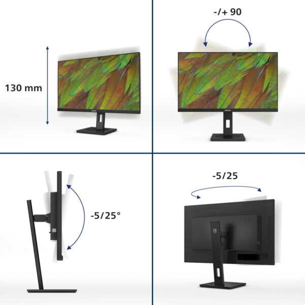 Philips 3000 series 27B1N3800/00 LED display 68,6 cm (27") 3840 x 2160 Pixels 4K Ultra HD LCD Zwart - Afbeelding 10
