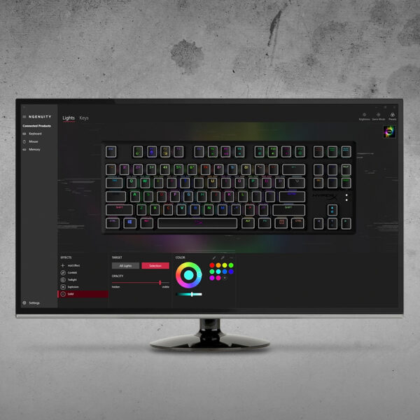 HyperX Alloy Origins Core - mechanisch gamingtoetsenbord - HX Blue (US-indeling) - Afbeelding 6