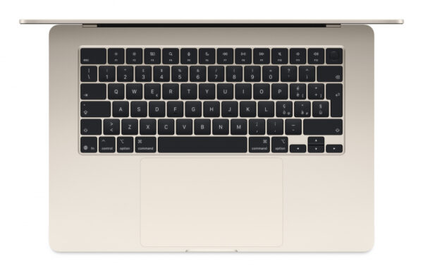 Apple MacBook Air Apple M M4 Laptop 38,9 cm (15.3") 16 GB 256 GB SSD Wi-Fi 6E (802.11ax) macOS Sequoia Beige - Afbeelding 3