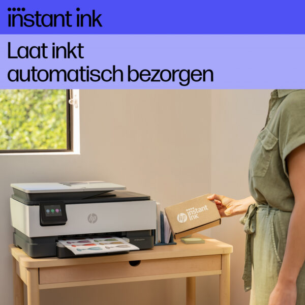 HP OfficeJet Pro 8124e Draadloos All-in-One Kleur Printer, Instant Ink; Dubbelzijdig printen - Afbeelding 9