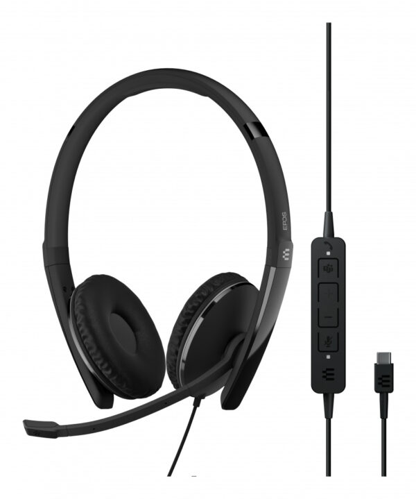 EPOS Tweezijdige on-ear USB-C-headset met ANC, gecertificeerd voor Microsoft Teams - Afbeelding 2