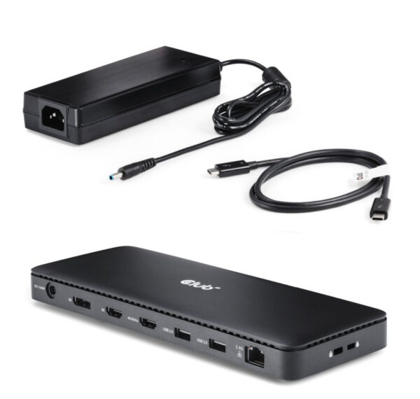 CLUB3D Thunderbolt 4 Certified 11-in-1 dockingstation voor mobiel apparaat Universeel Zwart - Afbeelding 3