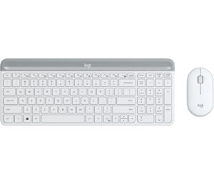 Logitech 920-009189 toetsenbord Inclusief muis Universeel RF Draadloos QWERTZ Duits Wit