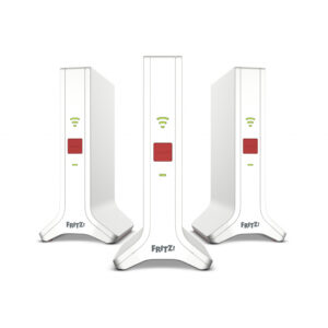 FRITZ!Repeater FRITZ!Mesh Set 4200 3-pack Edition Inter Netwerkrepeater 4200 Mbit/s Rood, Wit