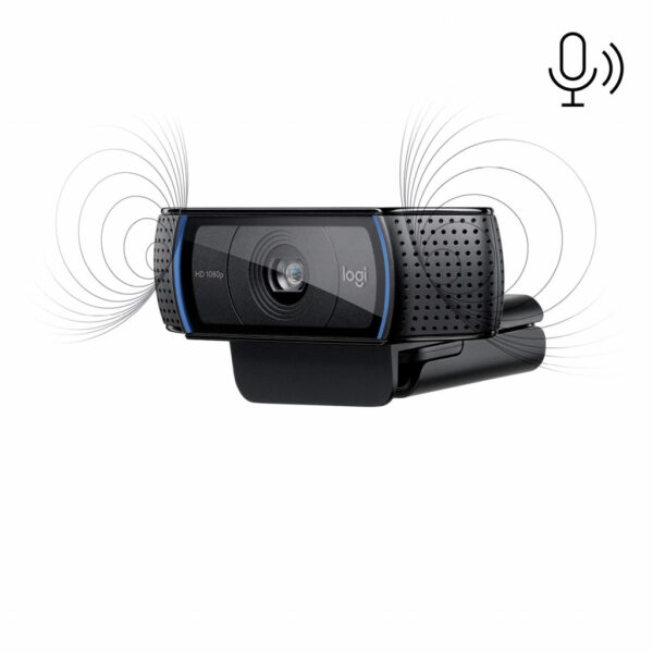 Logitech 960-001055 webcam 3 MP 1920 x 1080 Pixels USB 2.0 Zwart - Afbeelding 13