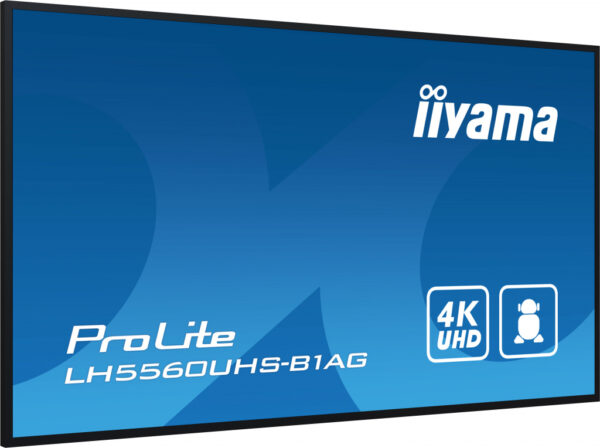 iiyama LH5560UHS-B1AG beeldkrant Digitaal A-kaart 139,7 cm (55") LED Wifi 500 cd/m² 4K Ultra HD Zwart Type processor Android 11 - Afbeelding 3