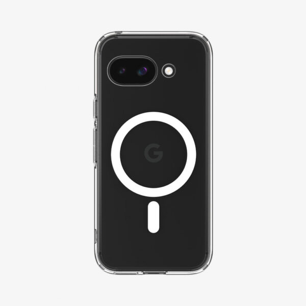 Spigen Ultra Hybrid Metal Ring (MagFit) mobiele telefoon behuizingen 16 cm (6.3") Hoes Transparant, Wit