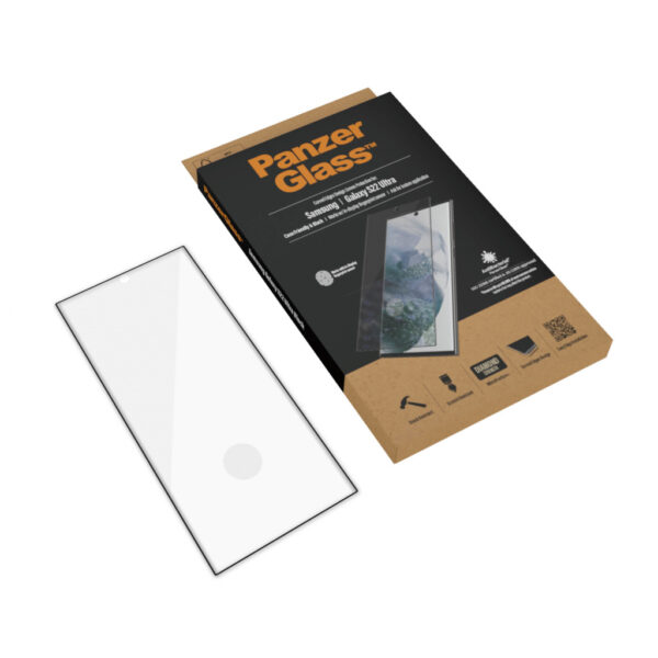 PanzerGlass Gehard Glas Edge to Edge Screenprotector Samsung Galaxy S22 Ultra - Afbeelding 5