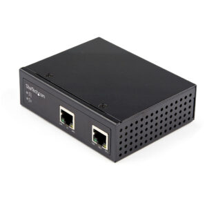 StarTech.com Industrial Single Port Gigabit PoE Extender 60W 802.3bt PoE /PoE+/ PoE++ 100m Power Over Ethernet Netwerk Range Ext