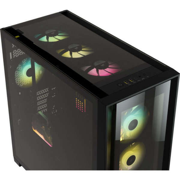 Corsair iCUE 5000X RGB Midi Tower Zwart - Afbeelding 19