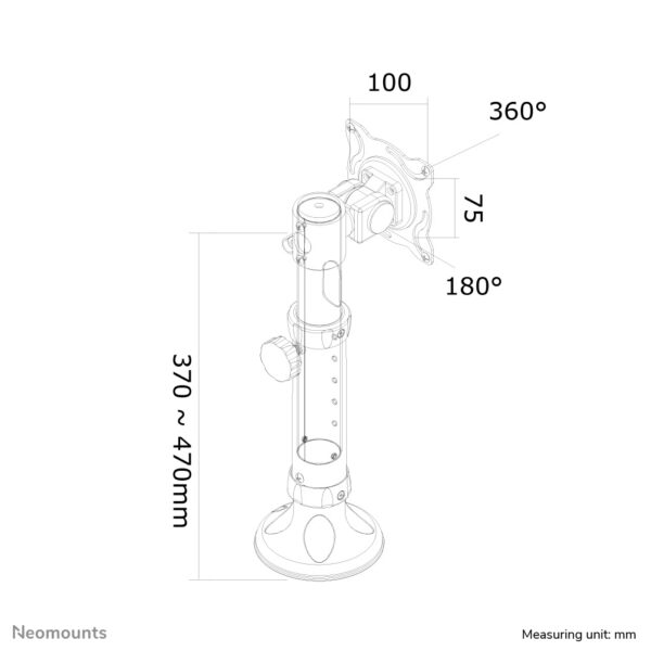 Neomounts FPMA-D025SILVER Monitorarm 10-30" - kantelbaar - Afbeelding 6