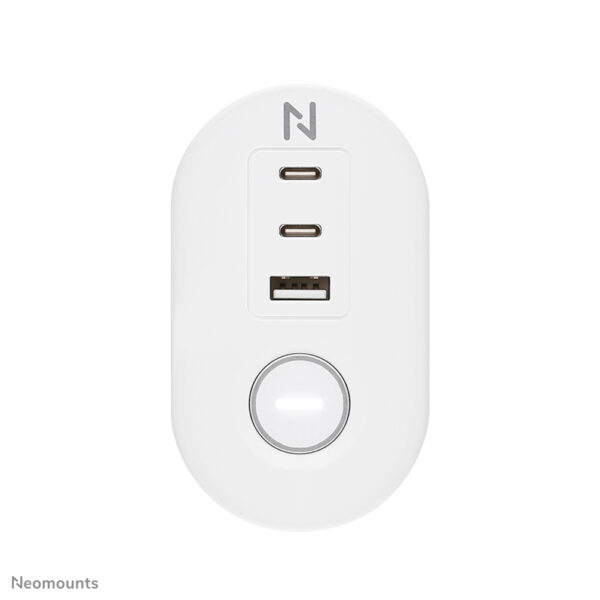 Neomounts DS22-840WH6 Bureaucontactdoos met klem en USB-C en USB-A poorten - snelladen - Afbeelding 6