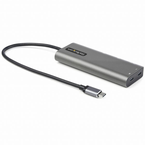 StarTech.com USB C Multiport Adapter - USB-C naar HDMI or Mini DisplayPort 4K 60Hz, 100W Power Delivery Pass-Through, 4-Port 10G - Afbeelding 3