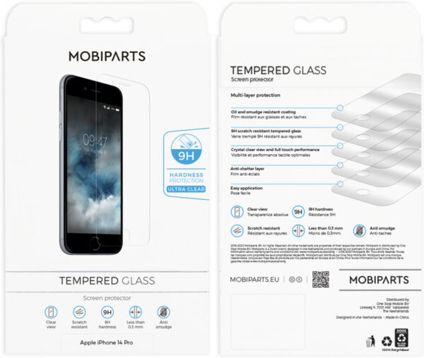 Mobiparts Regular Tempered Glass Apple iPhone 14 Pro - Afbeelding 3