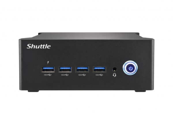 Shuttle Nano PC NA10H7, AMD Ryzen™ 7-8845HS APU, Radeon780M, 2xHDMI, 2xUSB-C 4.0(DP), 2x2.5Gbit LAN, incl. VESA, 24/7 permanent - Afbeelding 4