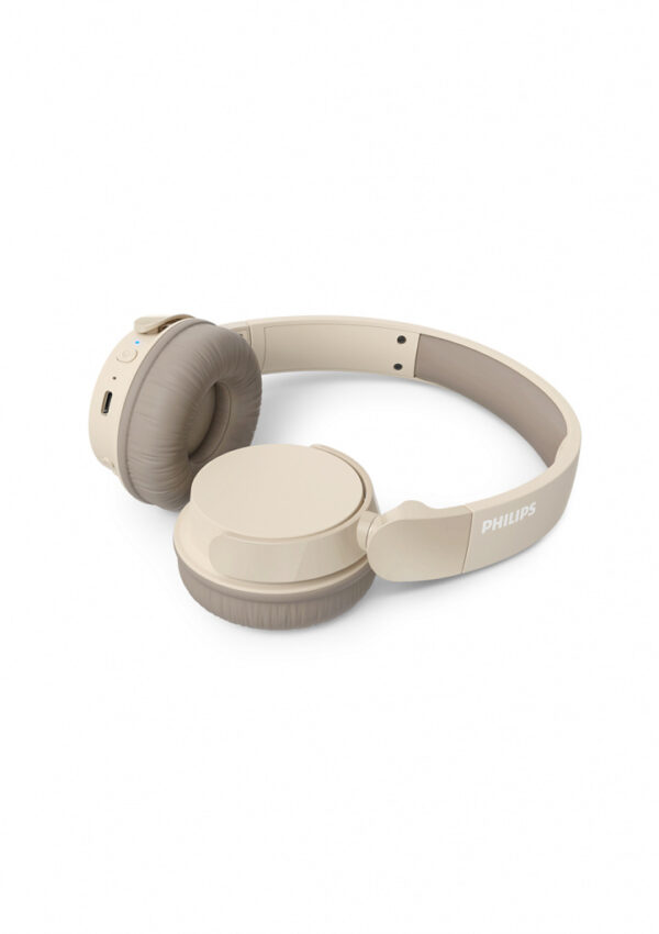 Philips TAH3209BG/00 hoofdtelefoon/headset Draadloos Hoofdband Oproepen/muziek Bluetooth Beige - Afbeelding 6