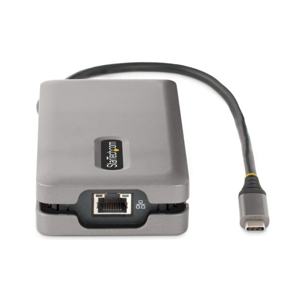 StarTech.com USB-C Multiport Adapter, 4K 60Hz HDMI/DP, 3-Port USB Hub, 100W Power Delivery Pass-Through, GbE, Travel Docking Sta - Afbeelding 7