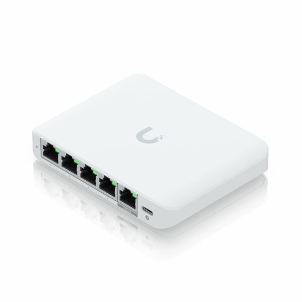 Ubiquiti UniFi Flex Mini 2.5G Managed 2.5G Ethernet (100/1000/2500) Power over Ethernet (PoE) Desktop Wit - Afbeelding 3