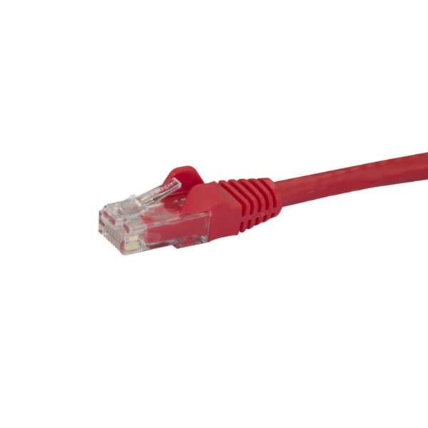 StarTech.com Cat6 netwerkkabel met snagless RJ45 connectoren UTP patchkabel rood 0,5m - Afbeelding 2