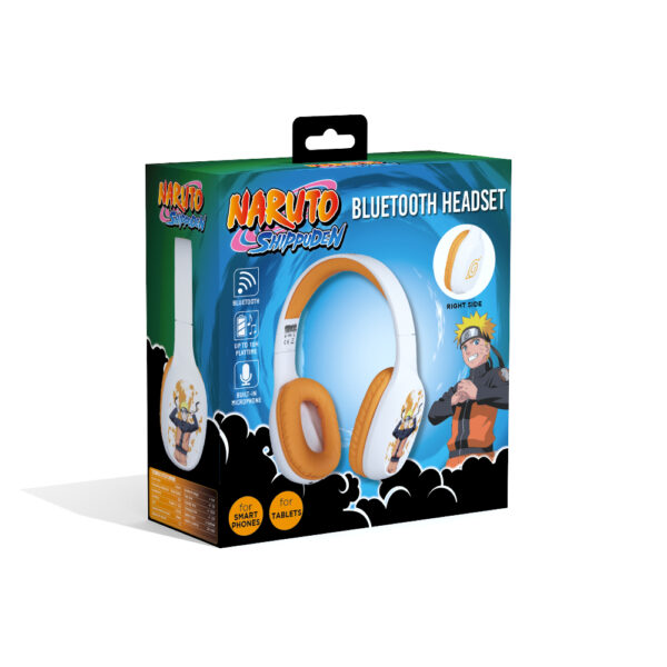 Konix Naruto KX BT HEADPHONES Headset Bedraad en draadloos Hoofdband Gamen Bluetooth Oranje, Wit - Afbeelding 13
