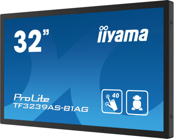 iiyama TF3239AS-B1AG beeldkrant Digitale signage flatscreen 80 cm (31.5") LED 500 cd/m² 2.4K Ultra HD Zwart Touchscreen Type pro - Afbeelding 5