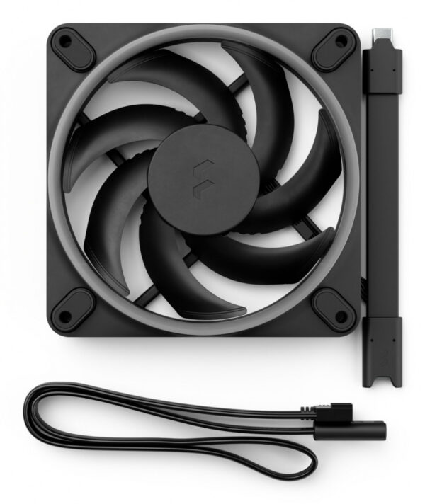 Fractal Design Momentum 12 RGB Computer behuizing Ventilator 12 cm Zwart 3 stuk(s) - Afbeelding 4