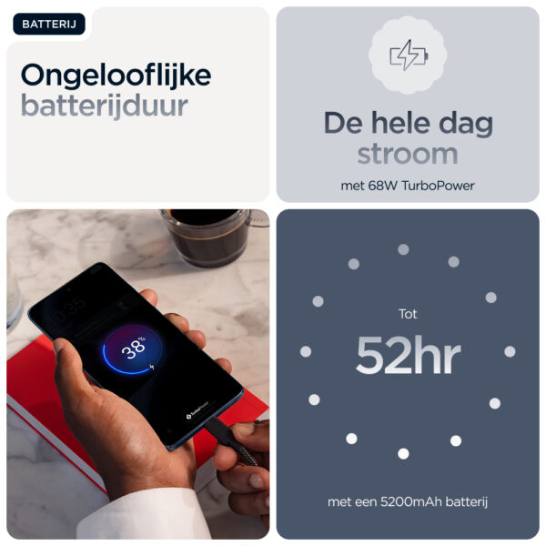 Motorola edge 60 fusion 16,9 cm (6.67") Dual SIM Android 15 5G USB Type-C 8 GB 256 GB 5200 mAh Grijs - Afbeelding 19