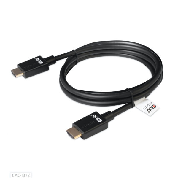 CLUB3D Ultra High Speed HDMI 4K120Hz, 144Hz Certified Cable 48Gbps M/M 2 m / 6.56 ft - Afbeelding 12