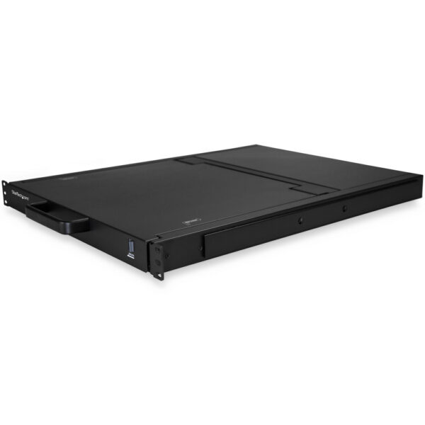 StarTech.com 16 port KVM Rack Console met 1,8m Lange Kabels, Geïntegreerde KVM Switch met 17" LCD Scherm, Universele 1U LCD KV - Afbeelding 5