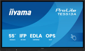 iiyama TE9813A-B1AG beeldkrant Interactief flatscreen 2,48 m (97.5") Wifi 450 cd/m² 4K Ultra HD Zwart Touchscreen Type process