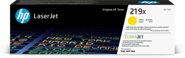 HP 219X originele high-capacity gele LaserJet-tonercartridge