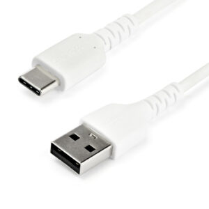 StarTech.com 2m USB A naar USB-C Oplaadkabel, Duurzame USB 2.0 Fast Charge & Sync USB A naar USB C Data Kabel, Rugged Aramide V