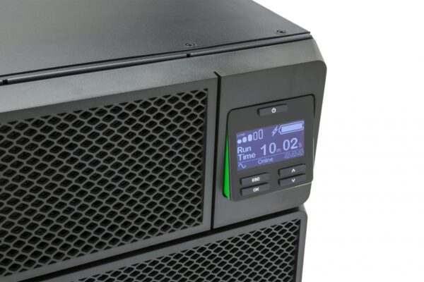 APC Smart-UPS On-Line SRT5KRMXLI - 5kW/VA, 6x C13, 4x C19 uitgang, rackmountable, Embedded NMC - Afbeelding 4